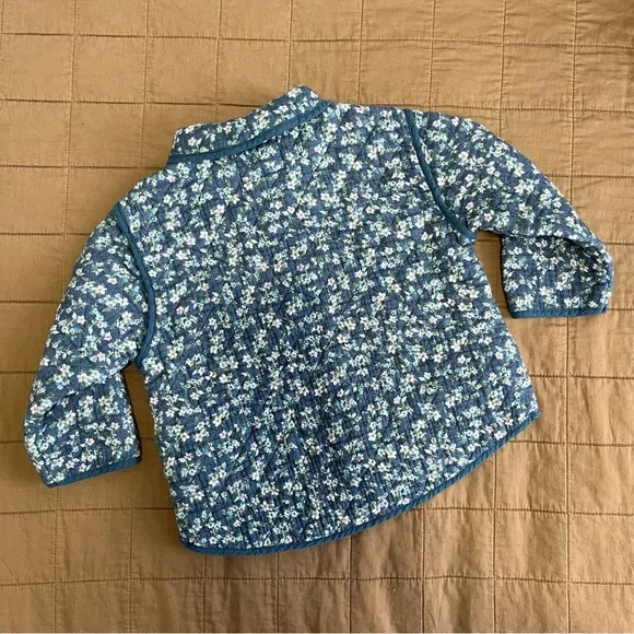 Zara Quilted Floral Jacket - 3-4Y - Picture 3 of 11
